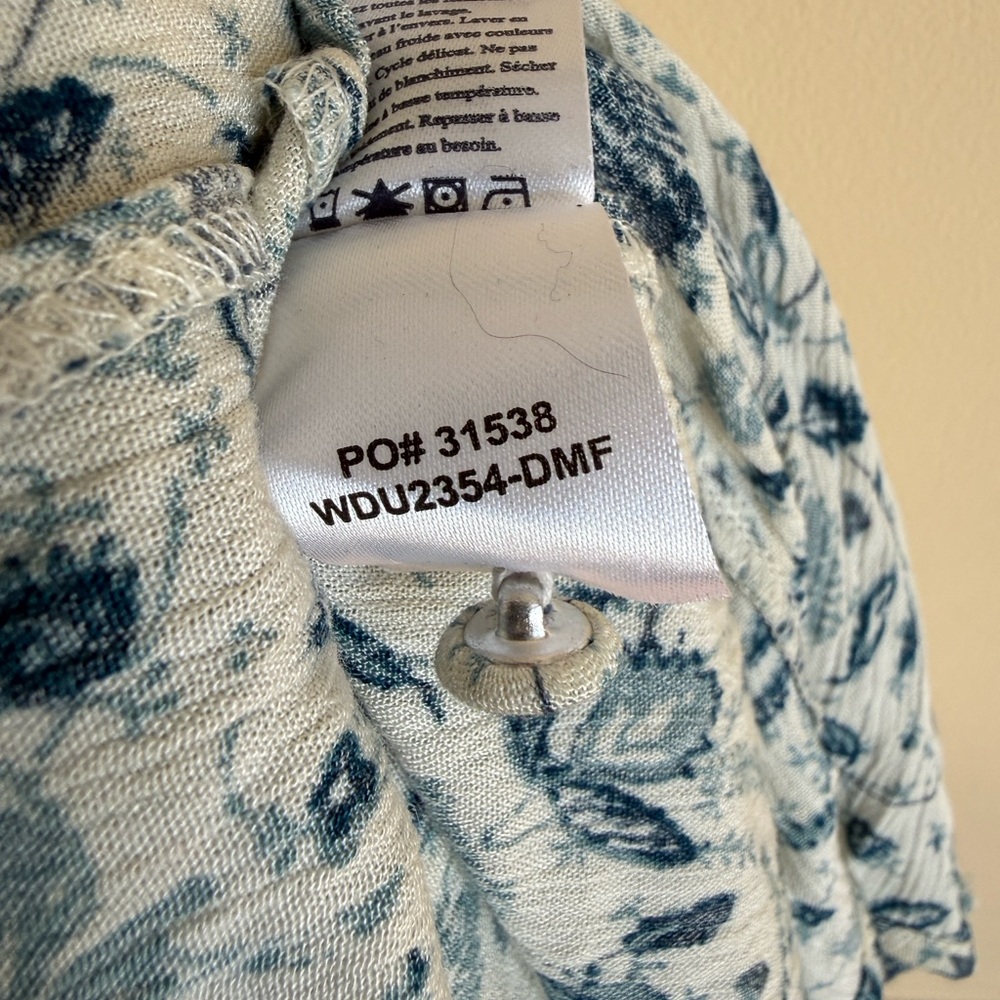Faherty Sorrento Dress Floral Size Large - Picture 10 of 13
